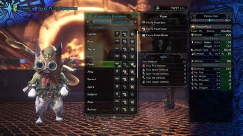 Monster Hunter World All Palico Armor Sets And Outfits