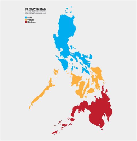 Philippine Map Luzon Visayas Mindanao Cliparts And Cartoons