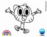 Gumball Coloring Pages Darwin Amazing Printable Book Coloringcrew Activities Print Colorear Getdrawings Websincloud sketch template