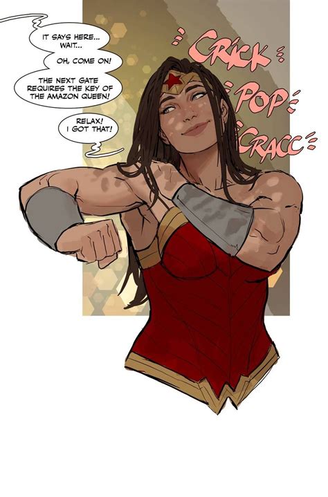 Stjepan Sejic Wonder Woman Art Muscular Woman Art Anime Muscle