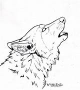 Wolf Line Howling Drawing Drawings Deviantart Natsumewolf Coloring Pages Sketch Color Head Wolves Only Snarling Face Tattoo Sketches Outline Easy sketch template