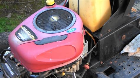 briggs  stratton intek ohv engine carburetor rebuild repair riding lawnmower leaking gas