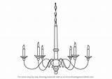 Drawing Chandelier Draw Step Drawings Drawingtutorials101 Previous Next Paintingvalley Tutorials Furniture sketch template