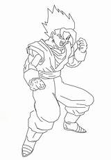 Vegito Getcolorings sketch template