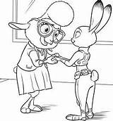 Hopps Zootopia Bellwether Sheep Judy Pages Police Coloring Coloringpagesonly sketch template