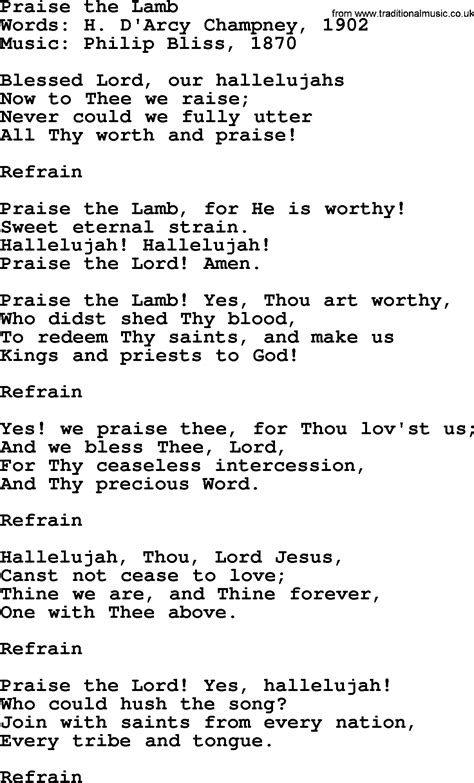 lion   lamb lyrics