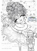 Magical Sherri Baldy Digi Nutcrackers Stamp Instant Coloring Magic Door Winter Artist sketch template