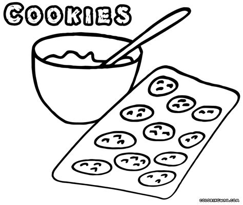 cookies coloring pages coloring pages    print