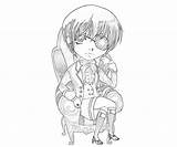 Ciel Phantomhive Coloring Pages Look Another sketch template