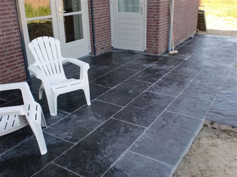terras van gepolierd beton printbeton natuursteen betonnen terras betonnen terras terras
