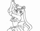 Sailor Moon Serena Coloring Coloringcrew Colorear Pages sketch template