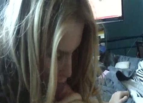 this blondie is one horny sex doll and she is really into sucking dick