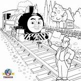 Coloring Thomas Train Kids Pages Printable Print Tank Engine Friends Drawing Color Victor Steam Clipart Colour Number Crossing Edward Children sketch template