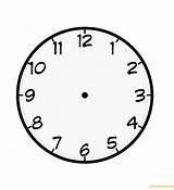 Clock Face Coloring Pages Color Online sketch template