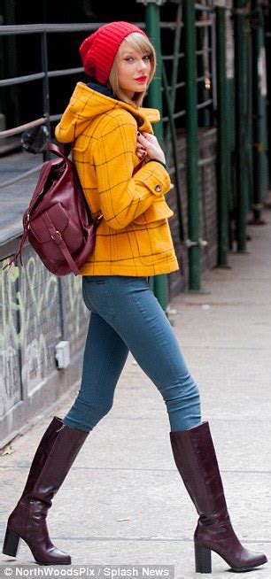 Taylor Swift Shows Off Pins In Skinny Jeans As She Returns After 1989