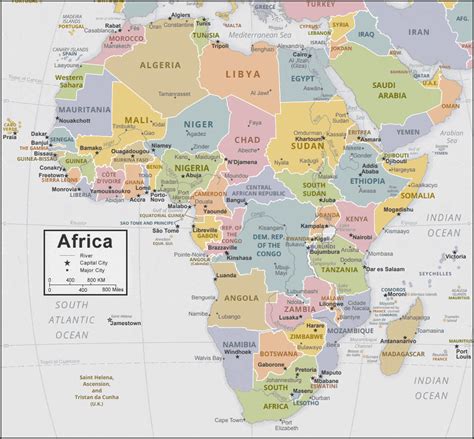 africa map  capitals african countries  capitals
