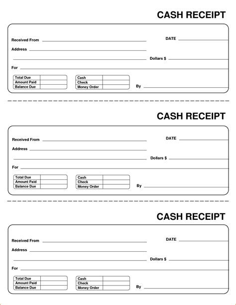 printable sales receipt   version  format