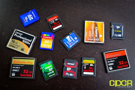 memory card roundup  memory cards tested custom pc review