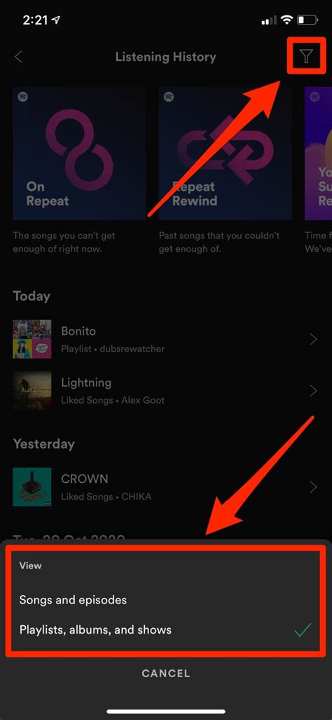 how to see your spotify listening history in 3 ways