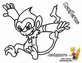 Pokemon Coloring Monferno Pages Chimchar Colouring Color Comments Turtwig Boys Luxio Book Popular Coloringhome Tu sketch template