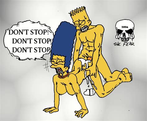 pic235723 bart simpson marge simpson the fear the