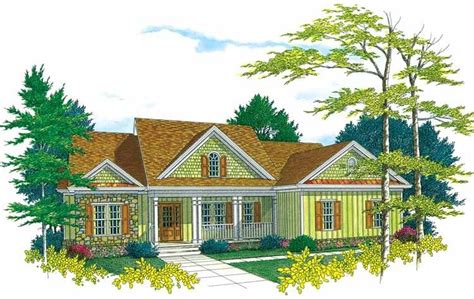 eplans bungalow house plan  breath  country air  square feet   bedroomss