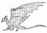 Wyvern Dragon Coloring Head Wings Legendary Creature Dragons Adult sketch template