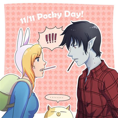Pocky Day 14 Fiolee Fionna And Marshal Lee Photo