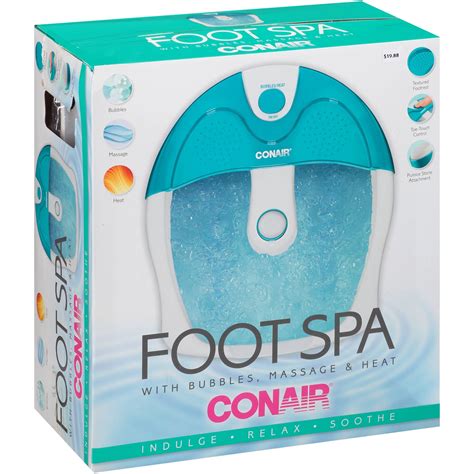 conair foot spa with bubbles massage and heat