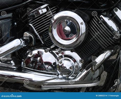 motorcycle chrome engine stock images image