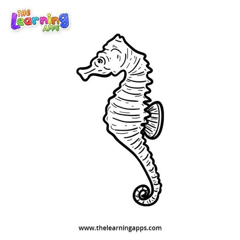 sea horse  printable templates coloring pages fish coloring