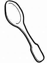 Spoons Vajilla sketch template