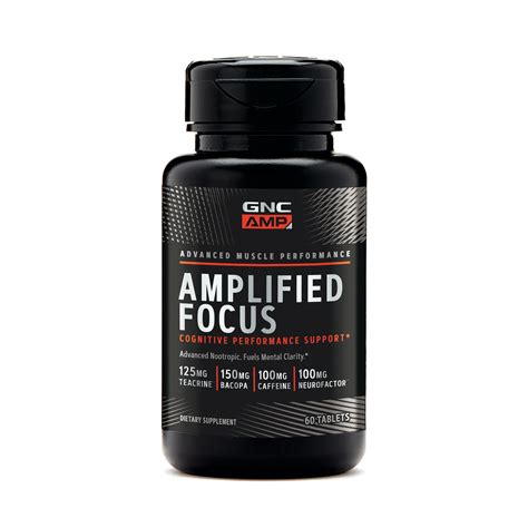 gnc amp amplified focus review  stack emphasizes mind  matter nootropic geek