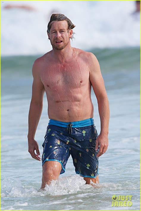 Simon Baker Goes Shirtless In Sydney Ahead Of The