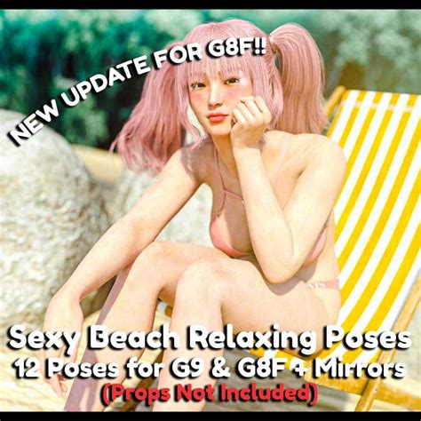 12 Sexy Beach Relaxing Poses For G9 And G8f Renderfu