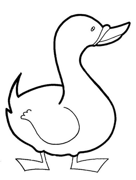 duck template clipart