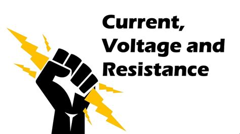 relationship  voltage current  resistance electrical academia