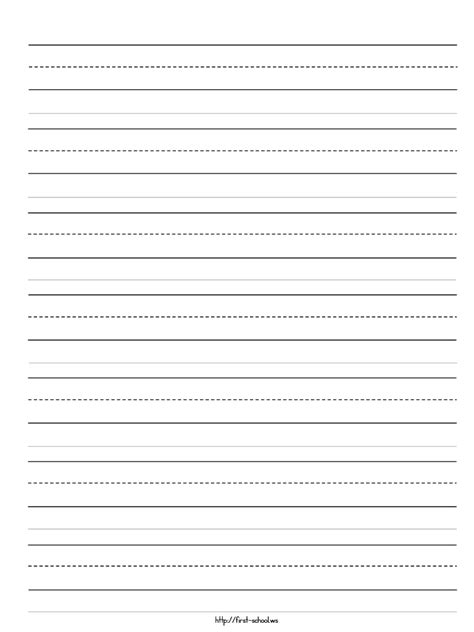 search results   primary writing paper template calendar
