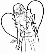 Heart Broken Coloring Pages Drawings Deviantart Drawing Anime Cute Adult Lineart Orig15 Sketches Colouring sketch template