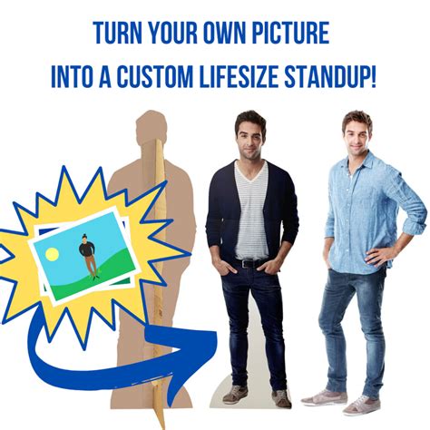 personalized cardboard life size cutouts     personalization