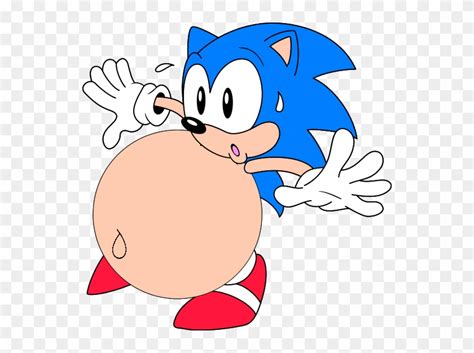 fat sonic lost  balance  monguin fat sonic  transparent png clipart images