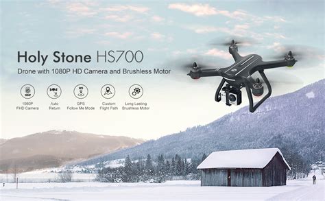 holy stone hs fpv drone  p hd camera  video  gps return home rc quadcopter