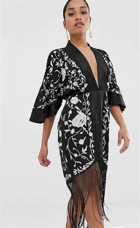 asos kimono kimono mini dress kimono top retail therapy clothing dresses tops women fashion