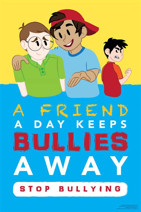 poster anti bullying canvas imagesee