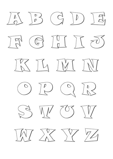 alphabet coloring pages  designed  wide variety  alphabet