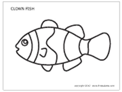 clownfish template   short list pinterest