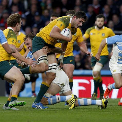 argentina  australia score reaction  rugby world cup  semi