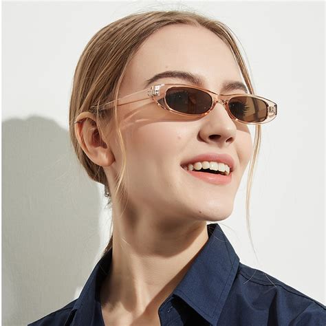yooske vintage rectangle sunglasses women cat eye designer ladies small