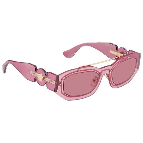 versace dark violet geometric unisex sunglasses ve   walmartcom