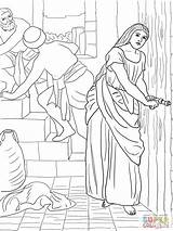 Crafts Rahab Spies Hides Joshua Verses Stories sketch template